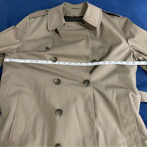 Vintage LONDON FOG Maincoats Mens Removable Liner Belted Trench Overcoat 42 Reg - Picture 13 of 16
